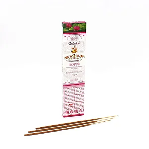 Incenso Goloka Massala Ayurvedic Lótus (Purificação)