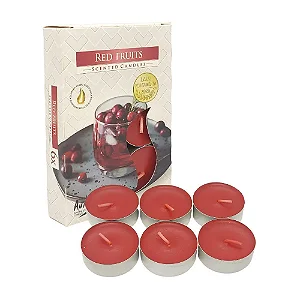 Vela Perfumada T'Light com 6 unidades (Red Fruits)