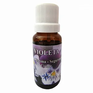 Essência Aromática Violeta: Auto Estima, Segurança, Contra o Ciúme (15ml)