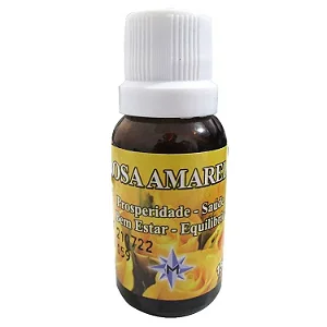 Essência Aromática Rosa Amarela: Prosperidade, Saúde, Bem Estar, Equilíbrio (15ml)