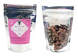 Sal Áurico com Sal Rosa do Himalaia (Amor)