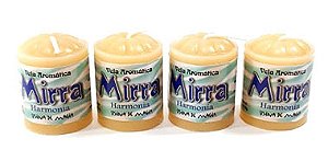 Vela Aromática Mirra com 4 Unidades (Harmonia)