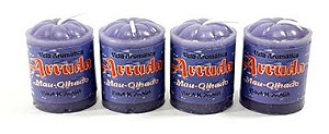 Vela Aromática Arruda com 4 Unidades (Mau Olhado)