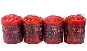 Vela Aromática dos Orixás com Pingente (Xangô)
