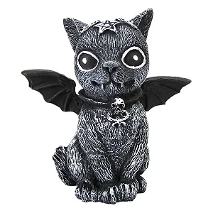 Estátua Gato Morcego Wicca (9cm)