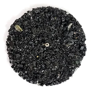 Incensário de Pedra Turmalina Negra Bruta (Proteção e Purificação)