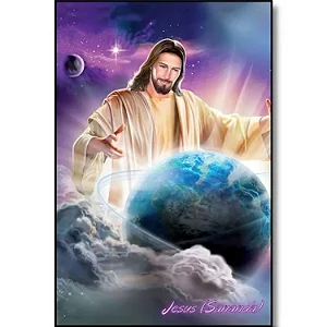 Quadro Jesus Mestre Sananda de Parede (29cm)