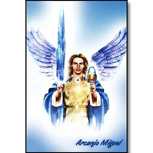 Quadro Arcanjo Miguel de Parede (29cm)