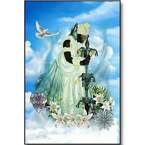 Quadro Oxalá de Parede (29cm)