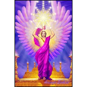 Quadro Arcanjo Zadkiel de Parede (29cm)
