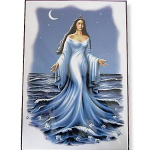 Quadro Orixá Iemanjá de Parede (29cm)