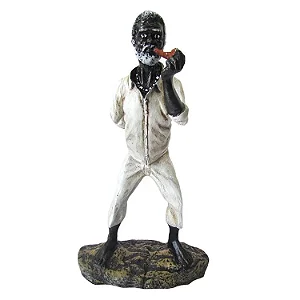 Estátua Preto Velho em Pé (23cm)