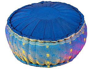 Almofada de Meditação Zafu Índia (Azul)