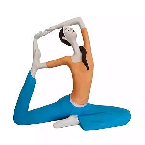 Estátua Yoga Alongamento (16cm)
