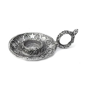 Porta Velas Wicca Lua e Estrelas em Metal (4cm)