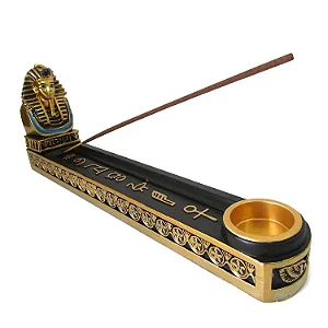 Incensário Canoa Faraó (25cm)