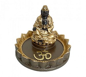 Incensário Kuan Yin com Símbolo Om (14cm)
