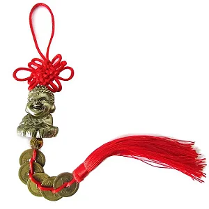 Móbile Buda da Riqueza e Prosperidade Feng Shui (38cm)