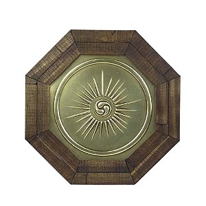 Quadro Oitavado Feng Shui Energia Vital Universal (18cm)