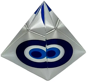Pirâmide de Cristal Olho Grego (6x5cm)