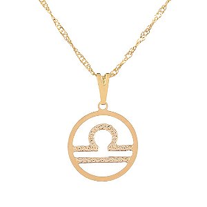 Gargantilha Signo Libra (17mm)