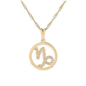 Gargantilha Signo Capricórnio (17mm)