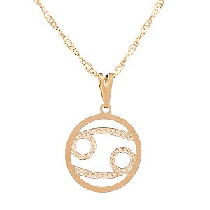 Gargantilha Signo Câncer (17mm)