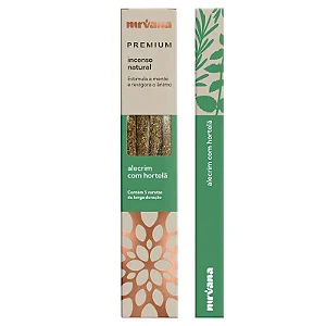 Incenso Natural Alecrim com Hortelã Linha Premium (5 Varetas)