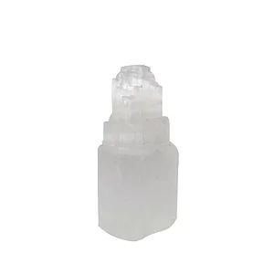 Torre de Selenita Branca (6cm)