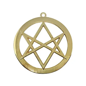 Pantáculo Hexagrama Unicursal Crowley Thèlema (10cm)