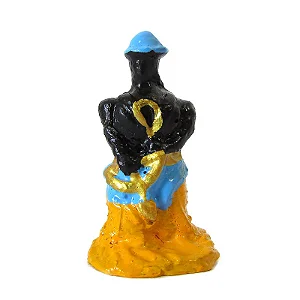 Estátua Mini Orixá Logun Edé em Resina (5cm)