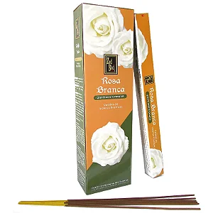 Incenso Gigante de Jardim Rosa Branca (50cm)