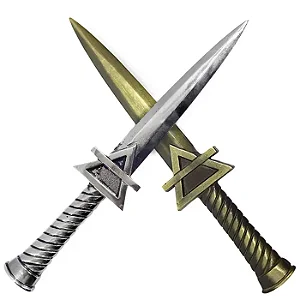 Punhal Athame em Metal do Elemento Ar (10cm)