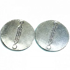 Kit com 2 Discos de Chumbo (7cm)