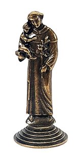 Estátua em Metal Santo Antônio (5cm)