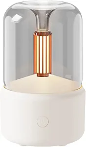 Umidificador e Aromatizador Elétrico com Luminária (Branco)