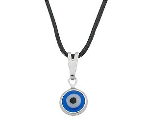 Gargantilha Olho Grego com Cordão (10mm)