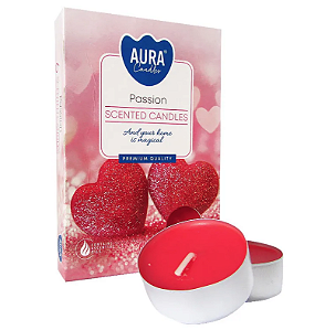 Vela Perfumada T'Light com 6 unidades (Passion)