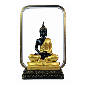 Luminária Portal da Iluminação com Estátua Buddha (LED)