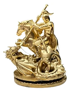 Mini Estátua São Jorge em Resina (5cm)