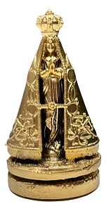 Mini Estátua Nossa Senhora Aparecida em Resina (5cm)
