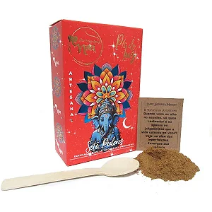 Incenso em Pó Orgânico Premium Pó de Luz (Sete Poderes)