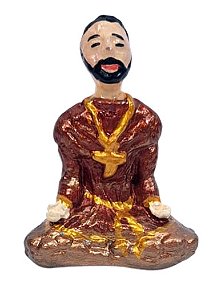 Estátua Mini São Francisco de Assis em Resina (5cm)