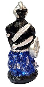 Estátua Mini Ogum em Resina (6cm)