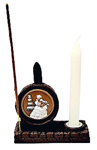Incensário Cascata, Vareta e Porta Velas (Oxalá)