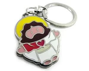 Chaveiro Jesus Cristo em Metal (3,8cm)