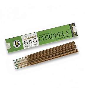 Incenso Indiano de Massala Golden Nag Citronela