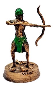 Estátua Orixá Oxóssi em Resina (11cm)