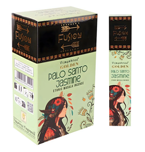 Incenso Golden Fusion Palo Santo e Jasmim (15 varetas)