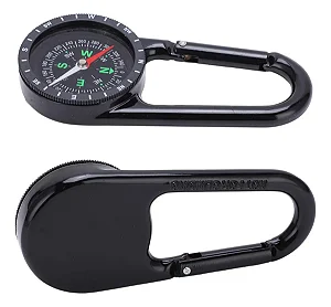 Bússola Magnética Chaveiro Mosquetão (10cm)